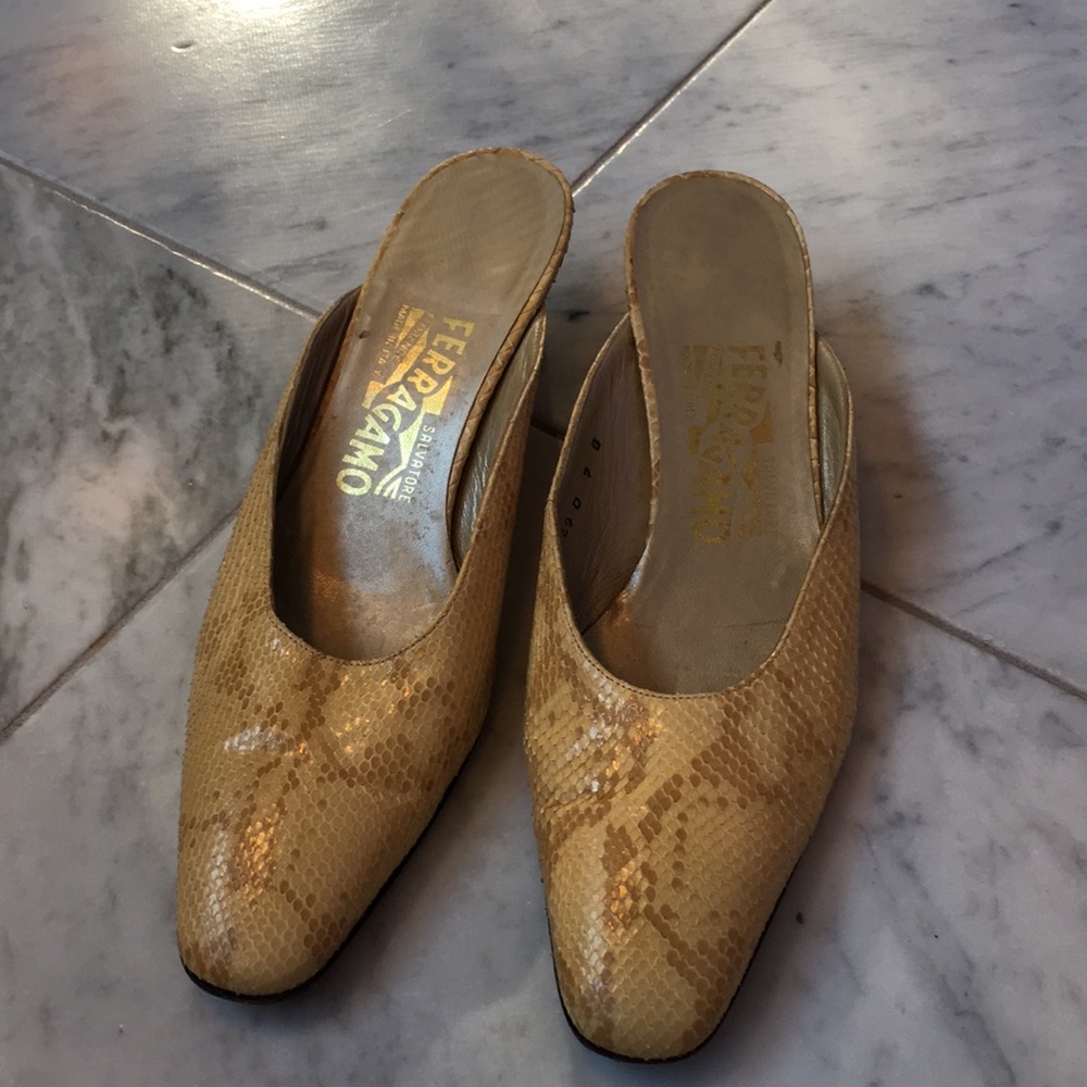 Salvatore Ferragamo low-heel mules